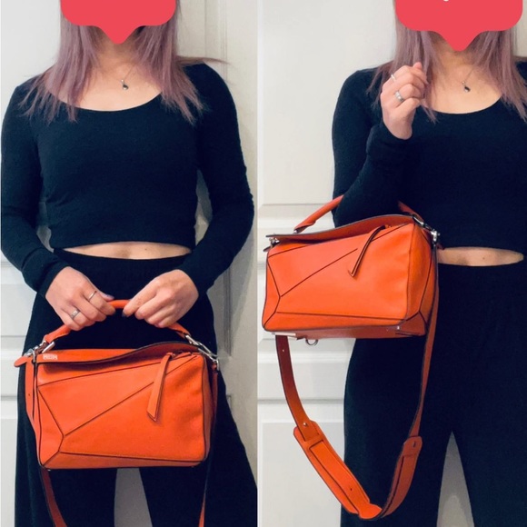 Loewe Handbags - Authentic Loewe Small Puzzle in classic Calfskin